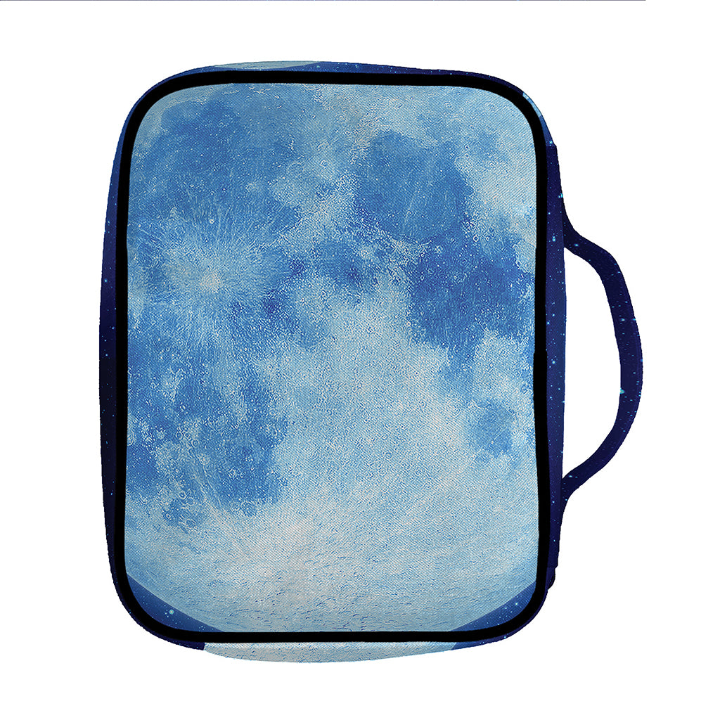 Blue Moon Print Front Pocket Bible Bag