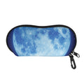 Blue Moon Print Glasses Case
