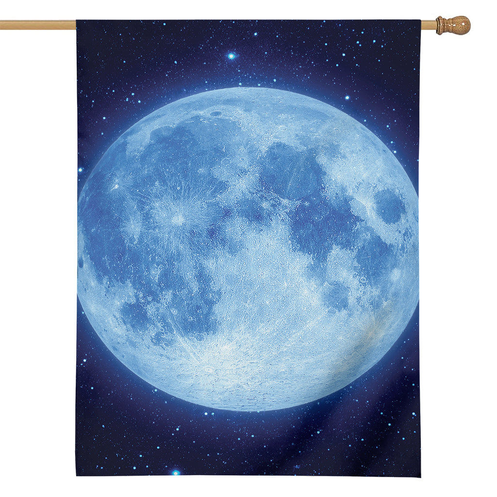 Blue Moon Print House Flag