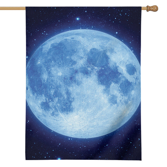 Blue Moon Print House Flag