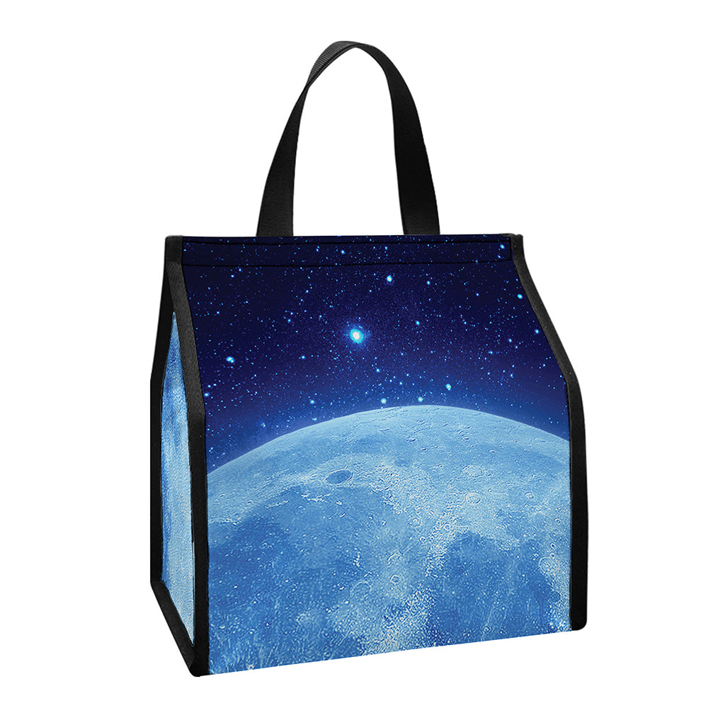 Blue Moon Print Insulated Lunch Tote