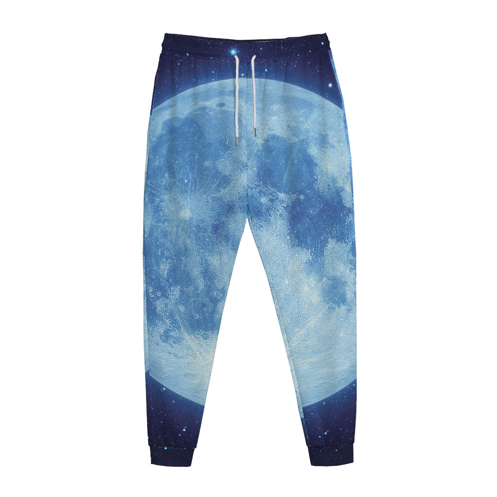 Blue Moon Print Jogger Pants