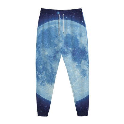 Blue Moon Print Jogger Pants