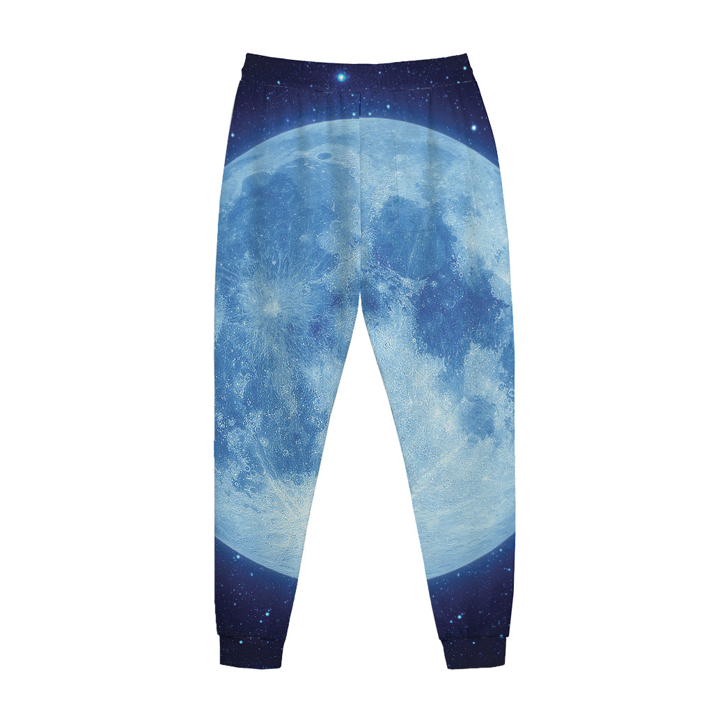 Blue Moon Print Jogger Pants