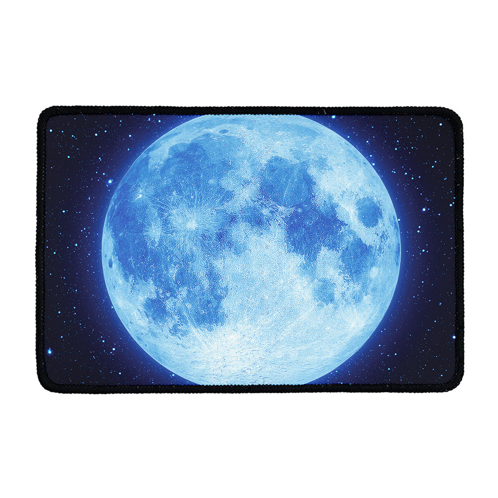 Blue Moon Print Kitchen Mat