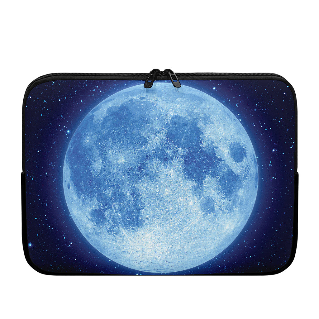 Blue Moon Print Laptop Sleeve