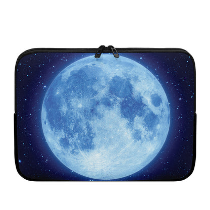 Blue Moon Print Laptop Sleeve