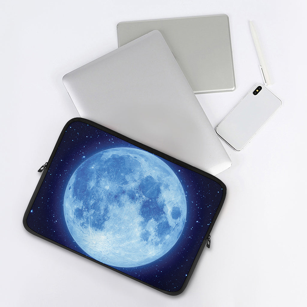 Blue Moon Print Laptop Sleeve