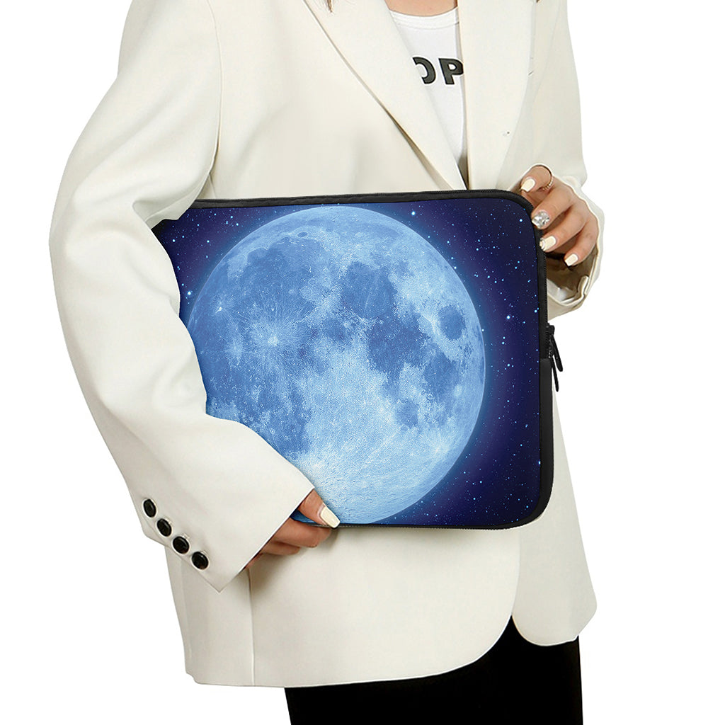 Blue Moon Print Laptop Sleeve