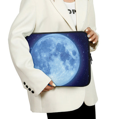 Blue Moon Print Laptop Sleeve