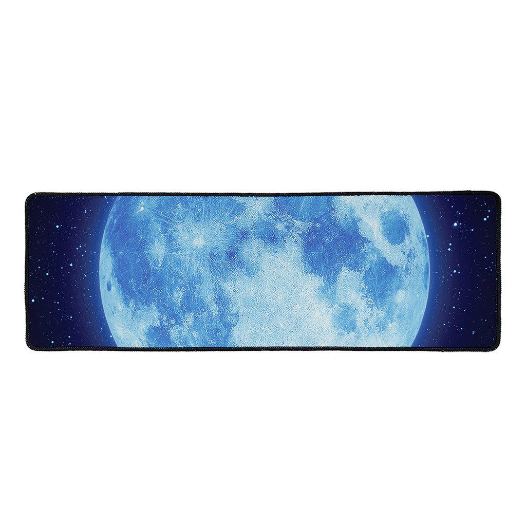 Blue Moon Print Long Kitchen Mat