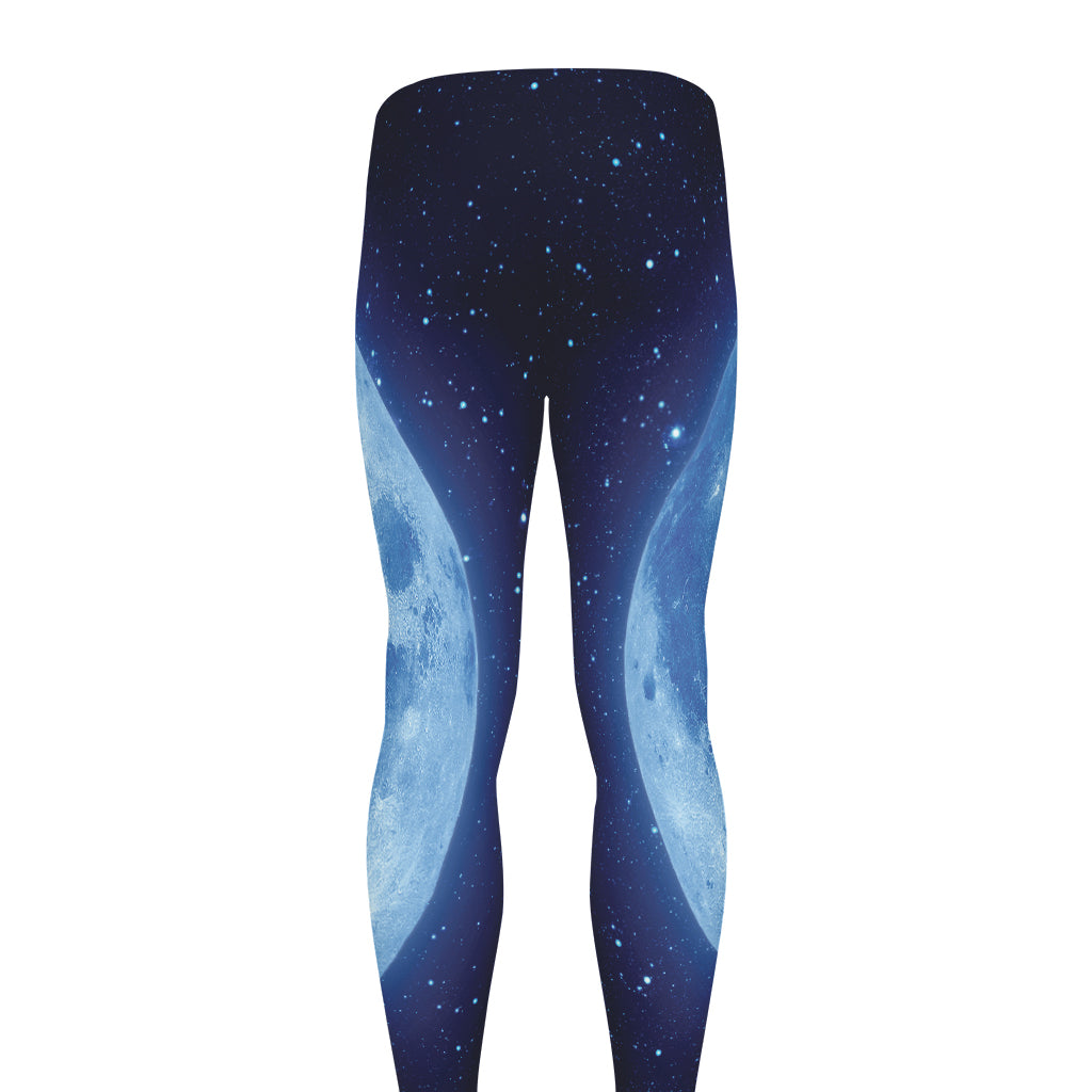 Blue Moon Print Men's leggings
