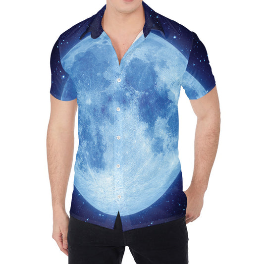 Blue Moon Print Men's Shirt