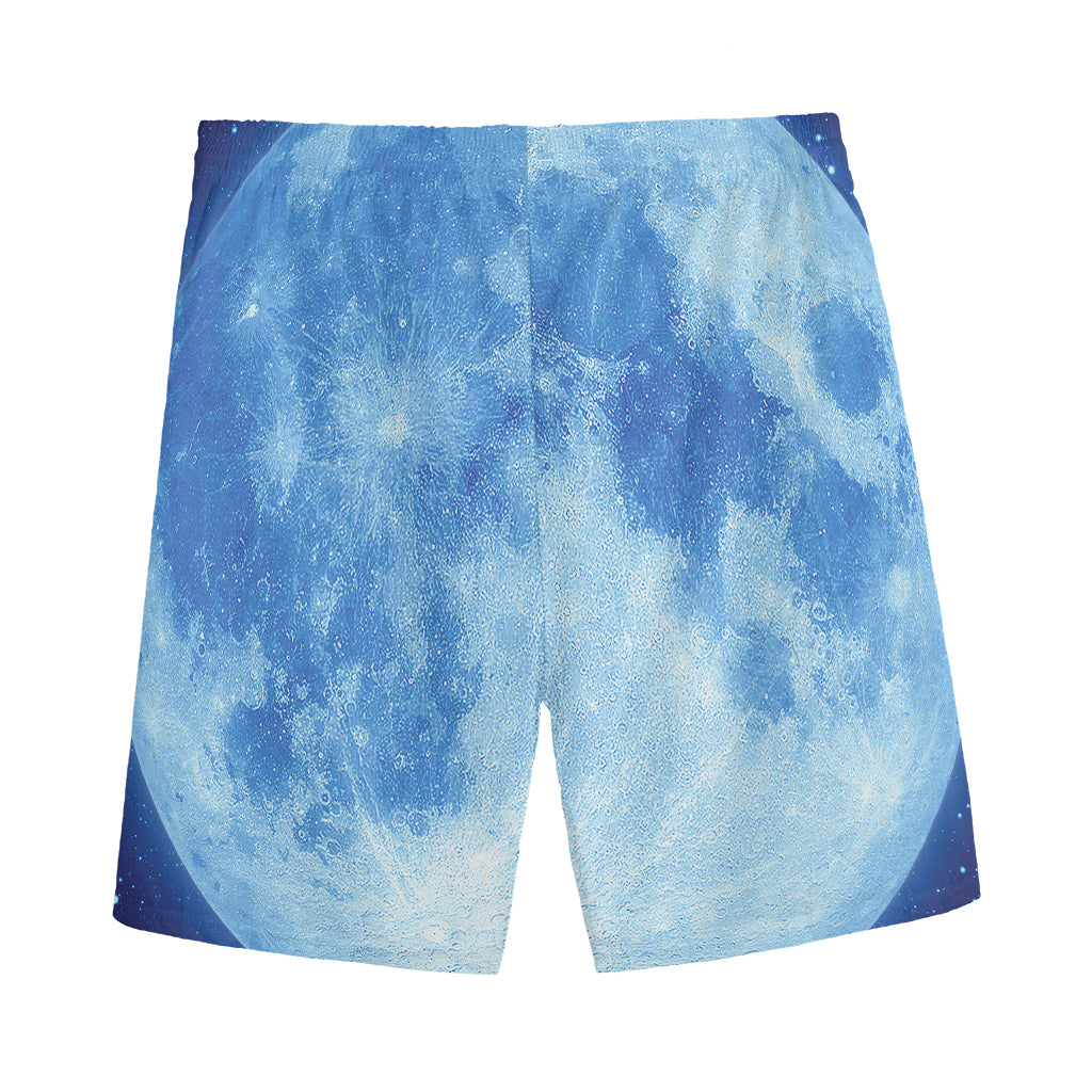 Blue Moon Print Men's Sports Shorts