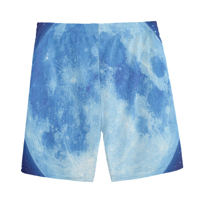Blue Moon Print Men's Sports Shorts