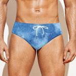 Blue Moon Print Men's Swim Briefs