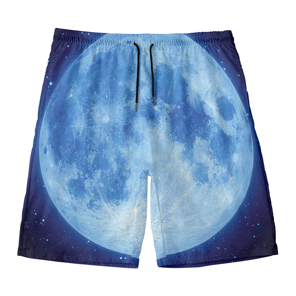 Blue Moon Print Men's Swim Trunks
