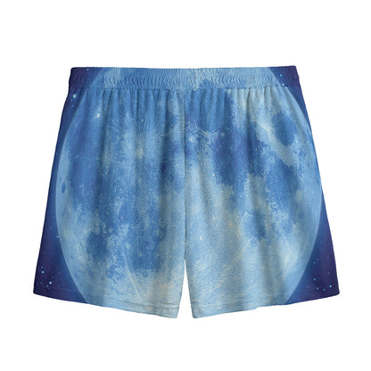Blue Moon Print Mesh Shorts