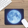 Blue Moon Print Mouse Pad