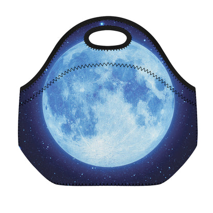Blue Moon Print Neoprene Lunch Bag