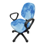 Blue Moon Print Office Chair Cover