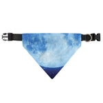 Blue Moon Print Over The Collar Dog Bandana