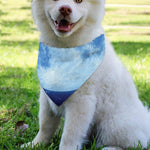 Blue Moon Print Over The Collar Dog Bandana