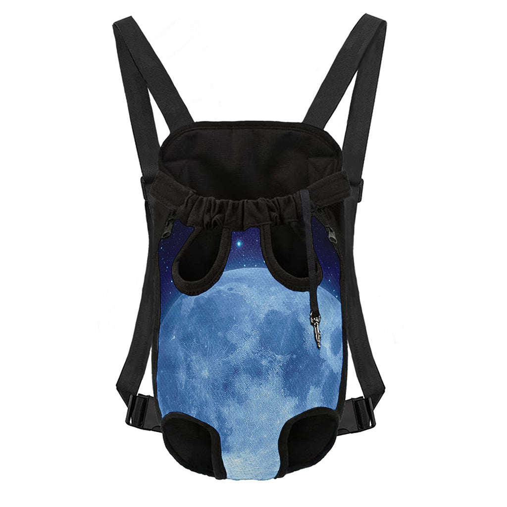 Blue Moon Print Pet Carrier Backpack
