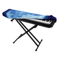 Blue Moon Print Piano Keyboard Cover