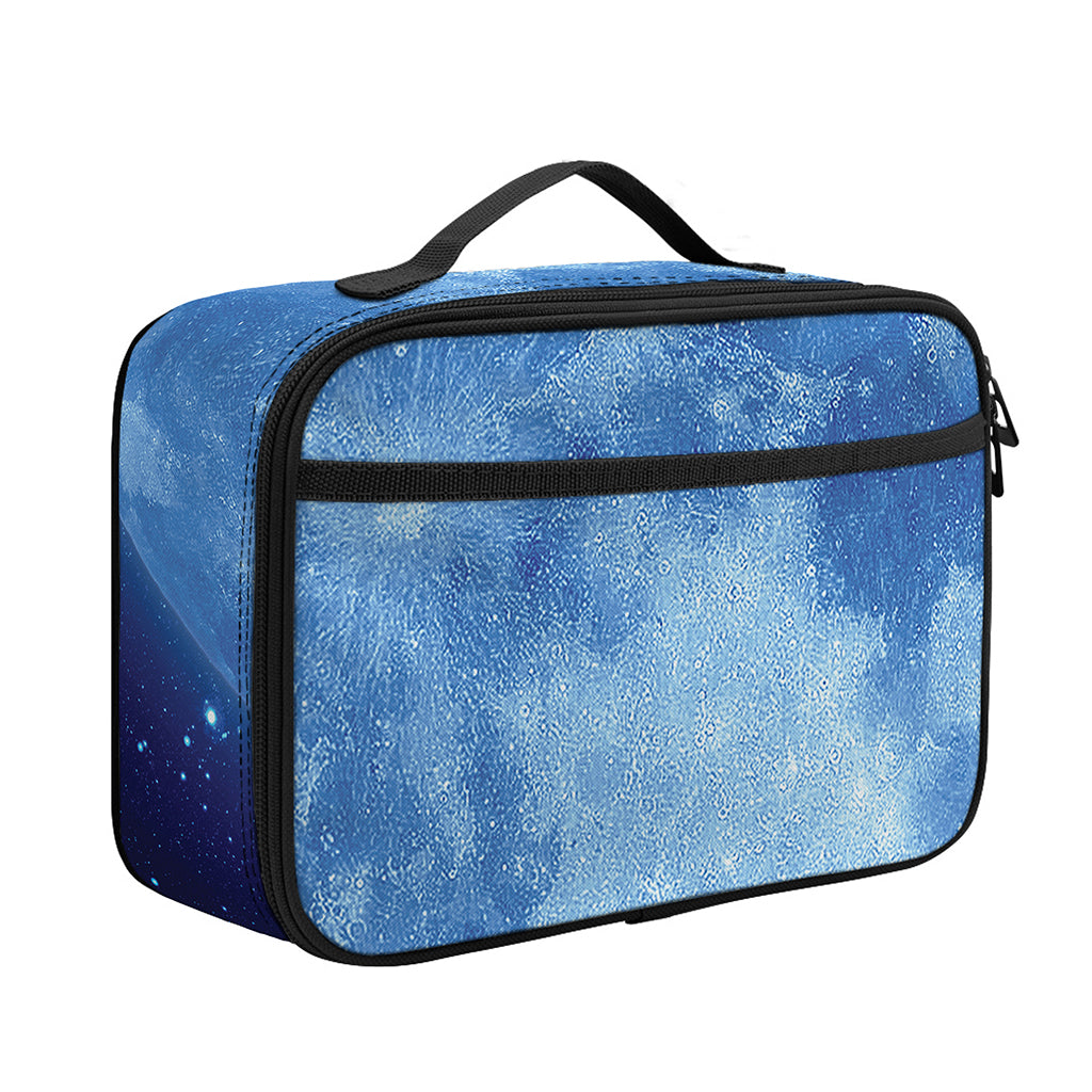 Blue Moon Print Portable Lunch Bag