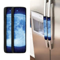 Blue Moon Print Refrigerator Handle Covers