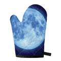 Blue Moon Print Single Oven Mitt