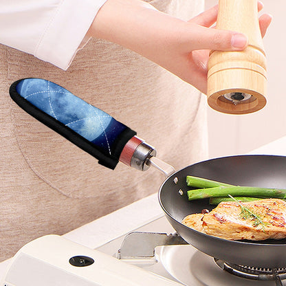Blue Moon Print Skillet Handle Cover