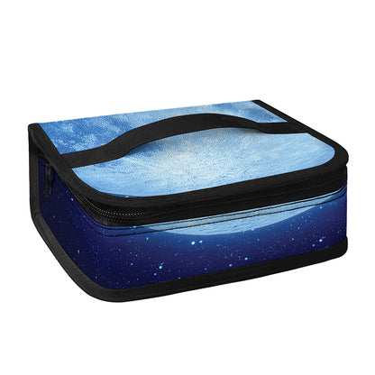 Blue Moon Print Small Lunch Bag