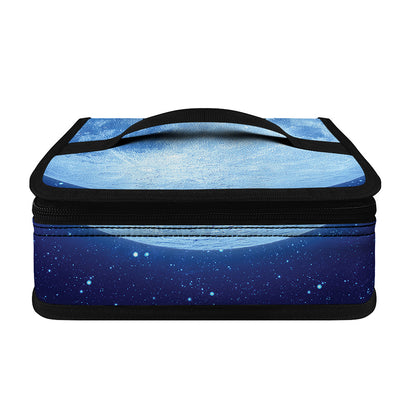 Blue Moon Print Small Lunch Bag