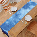 Blue Moon Print Table Runner