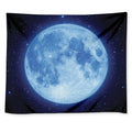 Blue Moon Print Tapestry