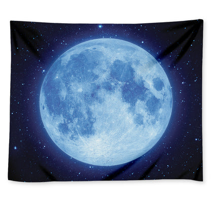 Blue Moon Print Tapestry