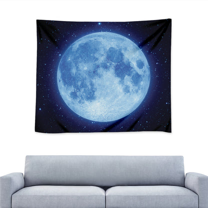 Blue Moon Print Tapestry