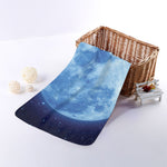 Blue Moon Print Towel
