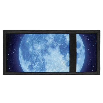 Blue Moon Print Trifold Wallet