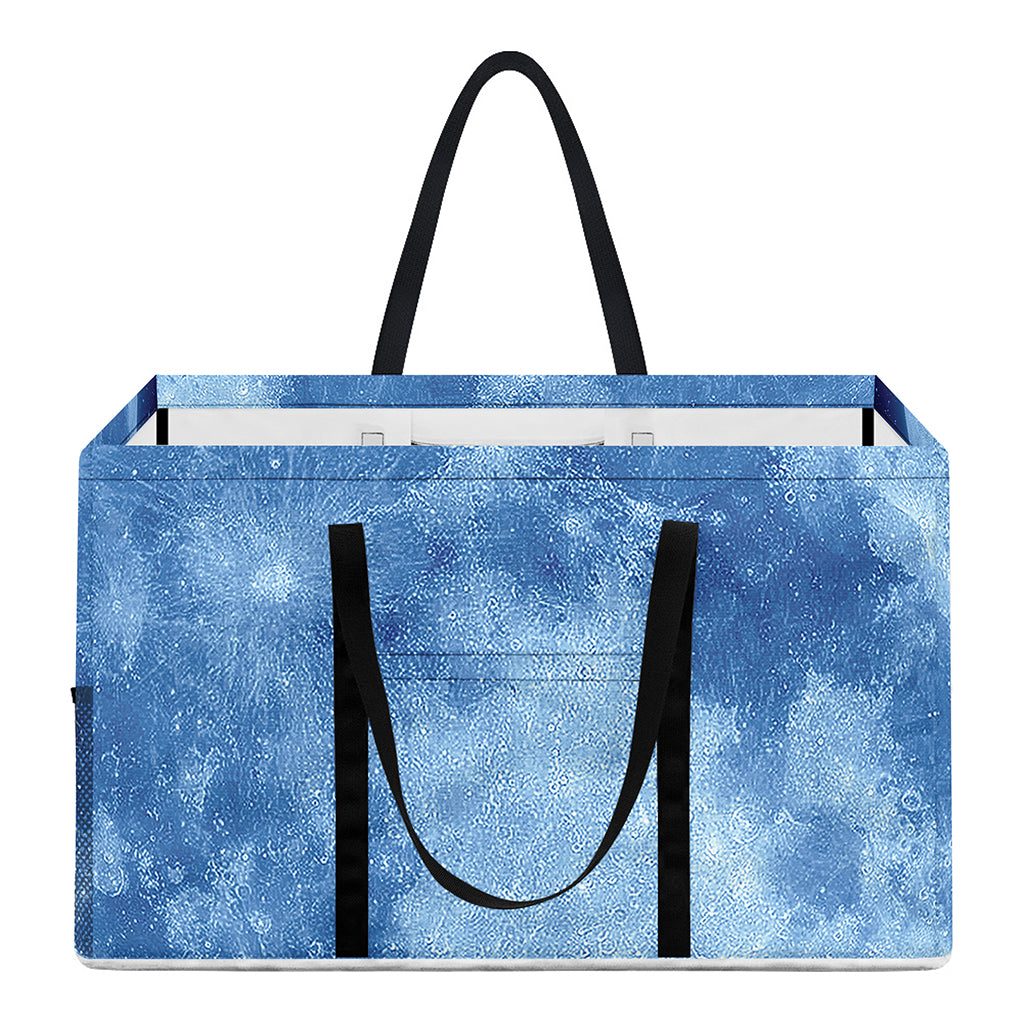 Blue Moon Print Utility Tote Bag