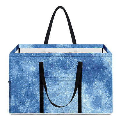 Blue Moon Print Utility Tote Bag