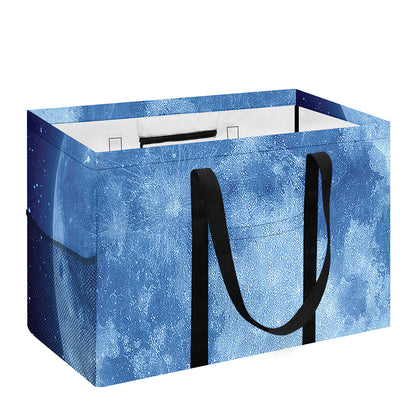Blue Moon Print Utility Tote Bag