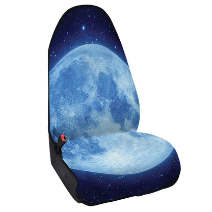Blue Moon Print Waterproof Car Seat Cover