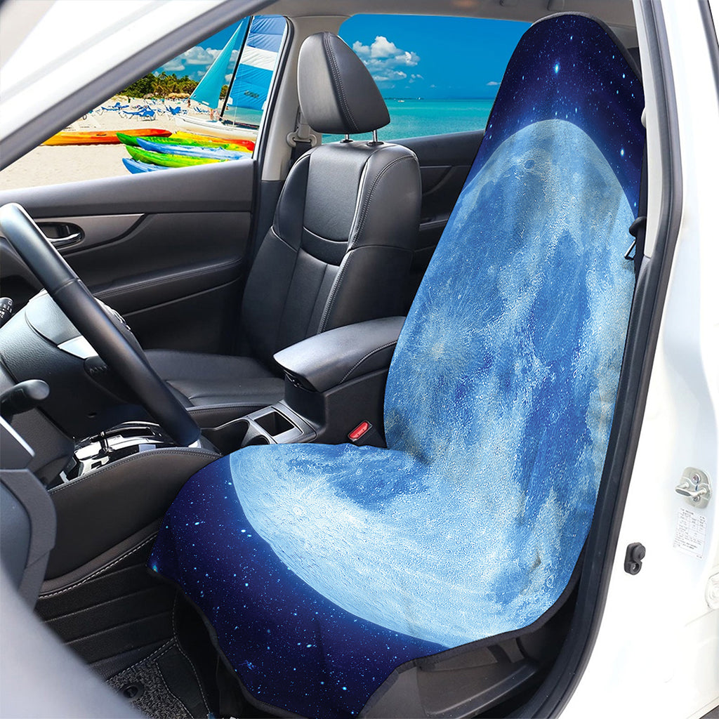 Blue Moon Print Waterproof Car Seat Cover