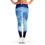 Blue Moon Print Women's Leggings
