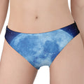 Blue Moon Print Women's Panties