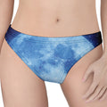 Blue Moon Print Women's Thong