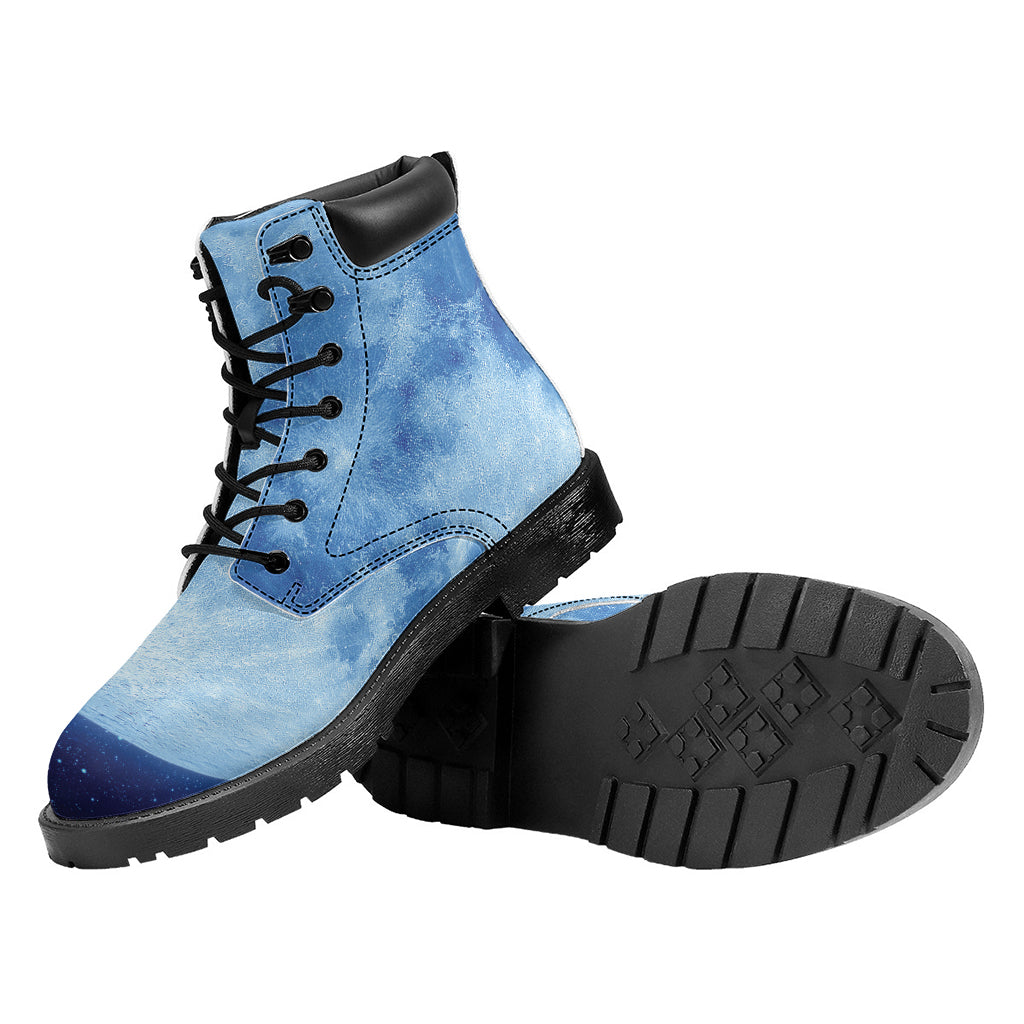 Blue Moon Print Work Boots